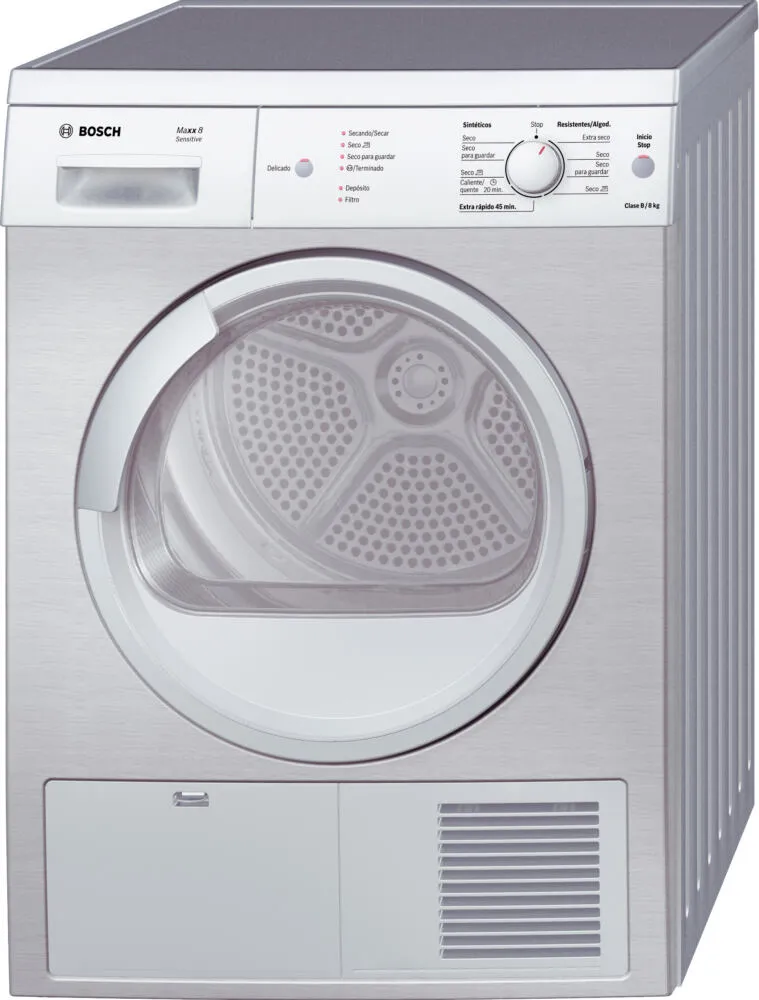 Bosch WTE8610XEE kurutucu Solo Önden yüklemeli 8 kg Paslanmaz çelik Kurutma Makinesi