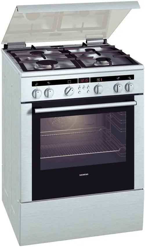 Siemens HM745515N Ocaklı fırın Bağımsız ocak Elektrik Gaz Gümüş