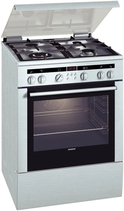 Siemens HM745516N Ocaklı fırın Bağımsız ocak Elektrik Gaz Gümüş