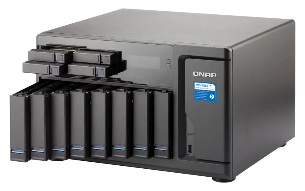 QNAP TVS-1282T3 16 GB TVS-1282T3-I5-16G Thumbnail 2