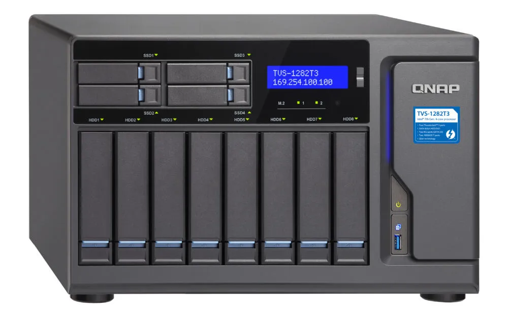 QNAP TVS-1282T3 16 GB TVS-1282T3-I5-16G Thumbnail 12