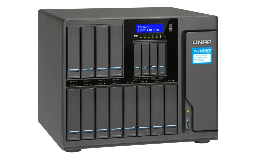 QNAP TS-1685 64 GB TS-1685-D1531-64G-24TB-EC Thumbnail 5