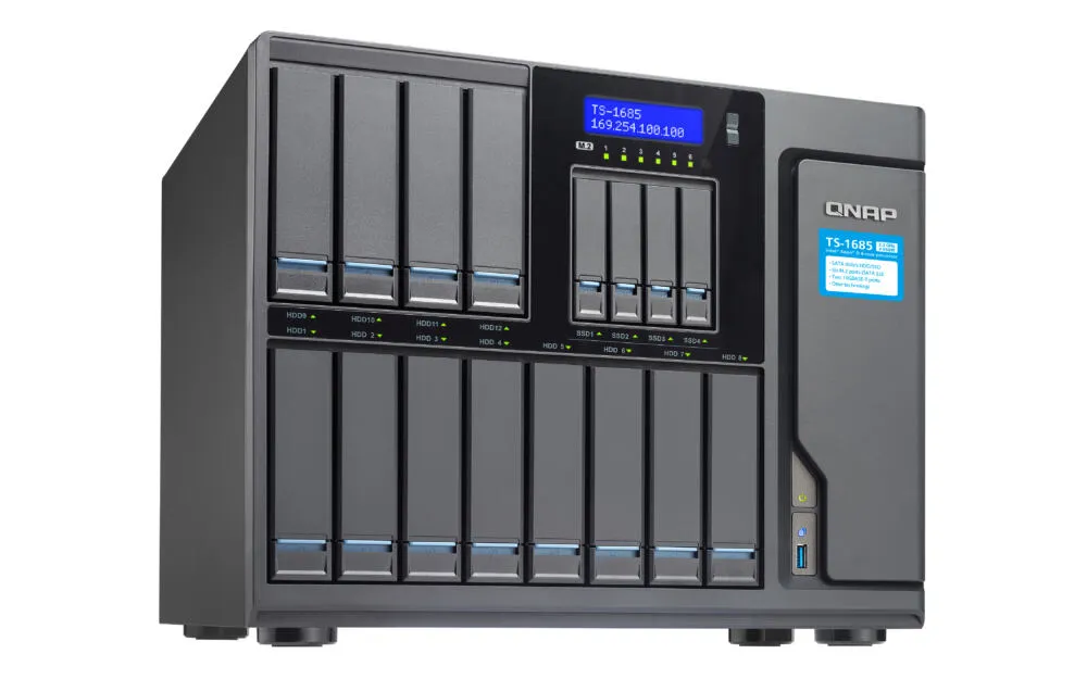 QNAP TS-1685 64 GB TS-1685-D1531-64G-24TB-EC Thumbnail 2