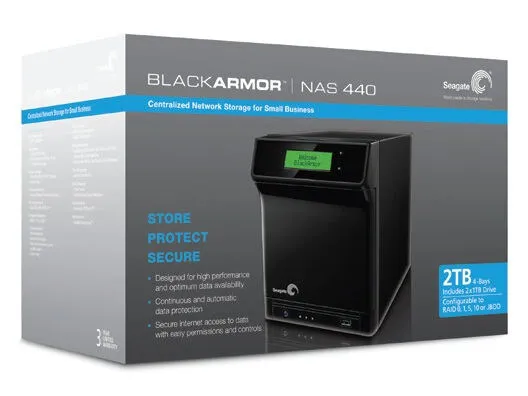 Seagate BlackArmor 440 8TB ST380005SHA10G-RK Thumbnail 5