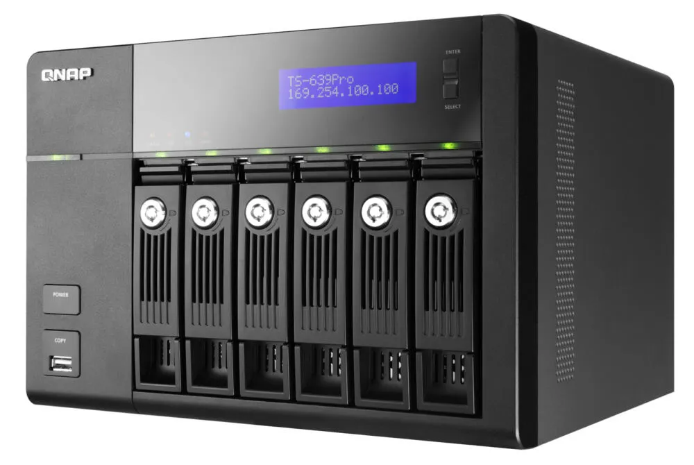 QNAP TS-639Pro Dikey (Tower) 1 GB DDR2 NAS