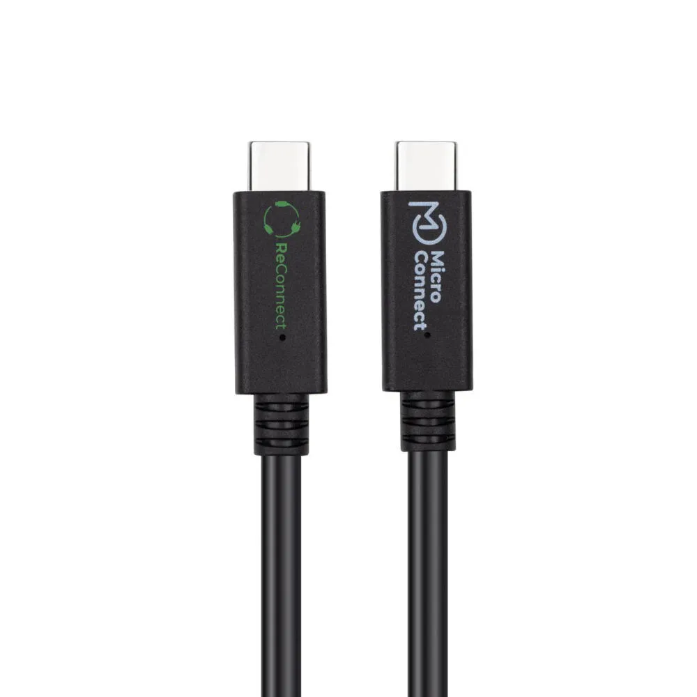 Microconnect ECO-USB3.2CC1 USB C to USB C (1 m) USB Kablosu Thumbnail 2