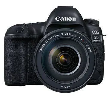 Canon EOS 5D Mk IV + 24-70 2.8 II SLR Fotoğraf Makinesi Gövdesi 30,4 MP CMOS Siyah Digital Kame