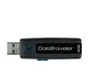 Kingston DataTraveler 1GB Capless USB flash sürücü A tipi USB 2.0 Siyah RAM Bellek USB Bellek