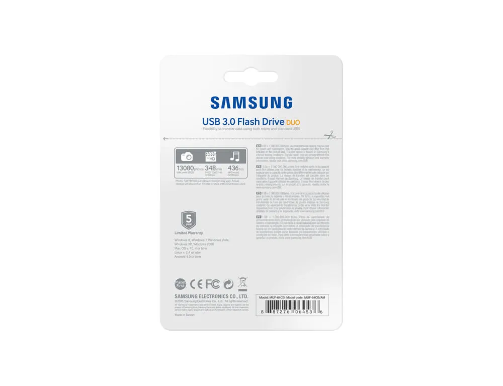Samsung DUO 64 GB MUF-64CB/APC USB 3.2 Flash Bellek Thumbnail 11