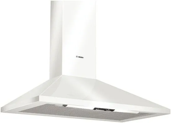Bosch DWW091421 ocak bacası Duvara monteli Beyaz 440 m³/Saat Davlumbaz ve Aspiratö