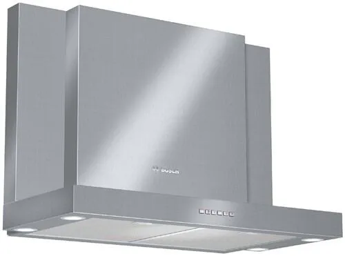 Bosch DWB093553 ocak bacası Duvara monteli Paslanmaz çelik 640 m³/Saat Davlumbaz ve Aspiratö