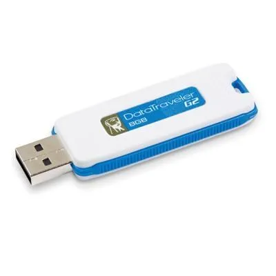 Kingston DataTraveler 8GB Generation 2 (G2) Bulk Pack USB flash sürücü A tipi USB 2.0 Mavi RAM Bellek USB Bellek