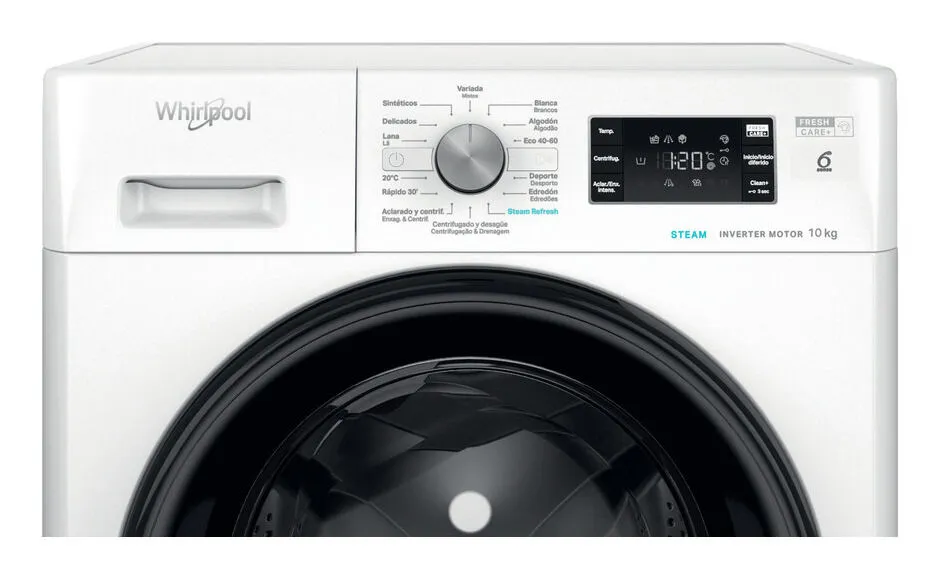 Whirlpool FFB 10489 BV SPT FFB10489BVSPT 10 kg 1400 Devir Çamaşır Makinesi Thumbnail 10