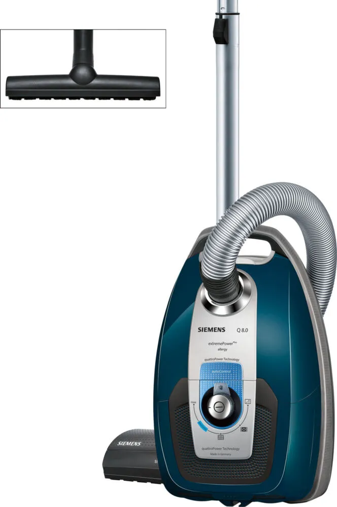 Siemens VSQ8MS4A elektrik süpürgesi 5 l Silindir vakum Kuru 750 W Toz torbası Elektrikli Süpürge
