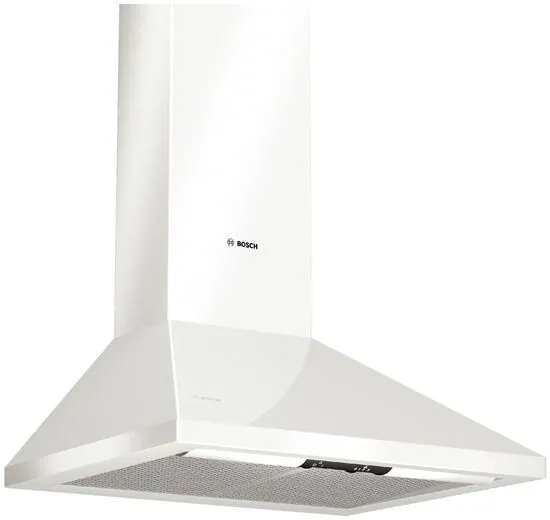 Bosch DWW061421 ocak bacası Duvara monteli Beyaz 400 m³/Saat Davlumbaz ve Aspiratö