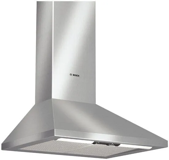 Bosch DWW061451 ocak bacası Duvara monteli Paslanmaz çelik 400 m³/Saat Davlumbaz ve Aspiratö