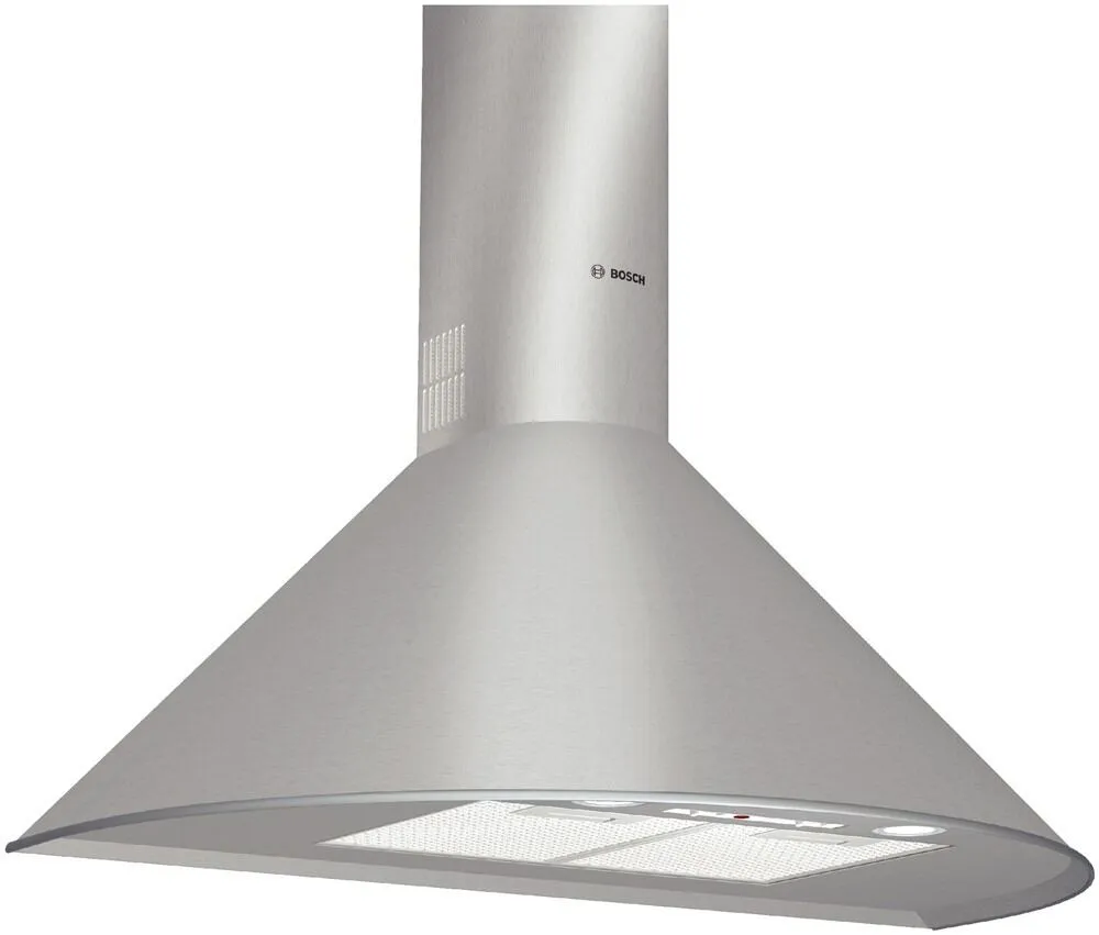 Bosch DWA091450 ocak bacası Duvara monteli Paslanmaz çelik 400 m³/Saat Davlumbaz ve Aspiratö