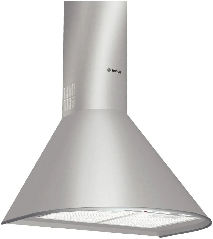 Bosch DWA061450 ocak bacası Duvara monteli Paslanmaz çelik 400 m³/Saat Davlumbaz ve Aspiratö