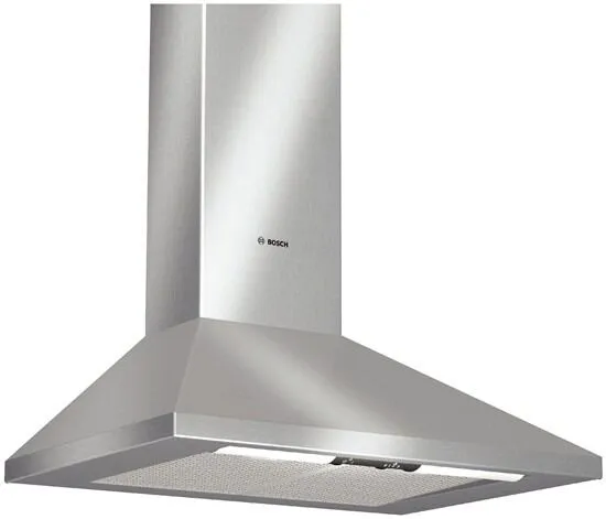 Bosch DWW071451 ocak bacası Duvara monteli Paslanmaz çelik 400 m³/Saat Davlumbaz ve Aspiratö