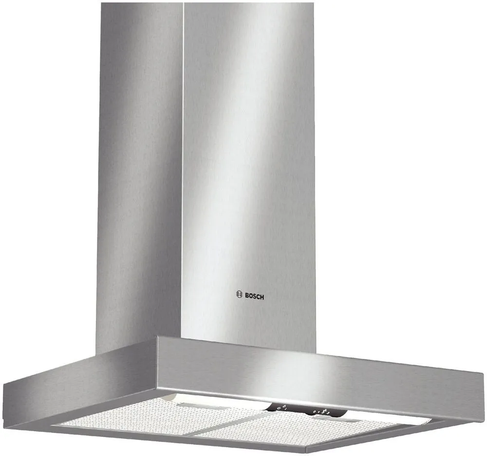 Bosch DWB061451 ocak bacası Duvara monteli Paslanmaz çelik 400 m³/Saat Davlumbaz ve Aspiratö