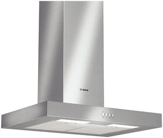 Bosch DWB072750 ocak bacası Duvara monteli Paslanmaz çelik 770 m³/Saat Davlumbaz ve Aspiratö