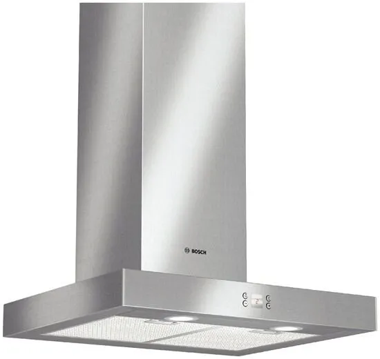 Bosch DWB065450 ocak bacası Duvara monteli Paslanmaz çelik 400 m³/Saat Davlumbaz ve Aspiratö