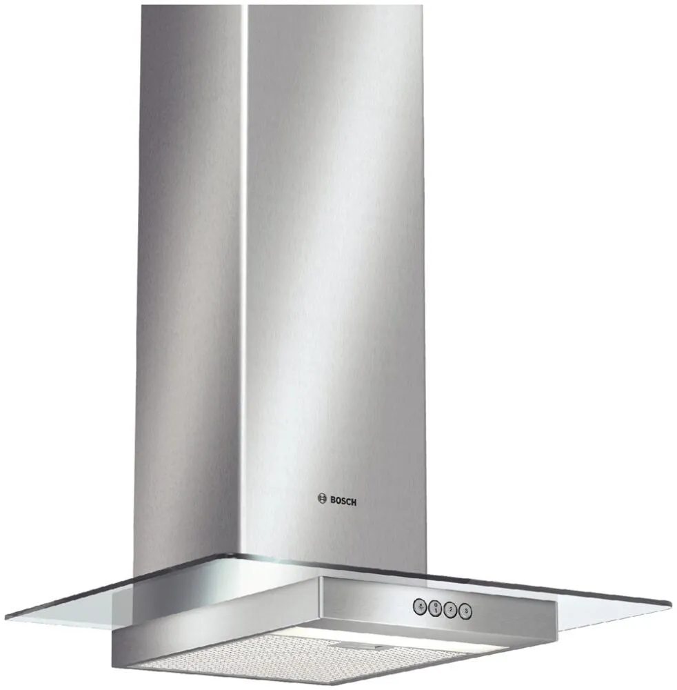 Bosch DWA062450 ocak bacası Duvara monteli Paslanmaz çelik 410 m³/Saat Davlumbaz ve Aspiratö