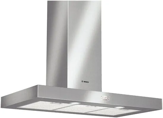 Bosch DWB095450 ocak bacası Duvara monteli Paslanmaz çelik 400 m³/Saat Davlumbaz ve Aspiratö