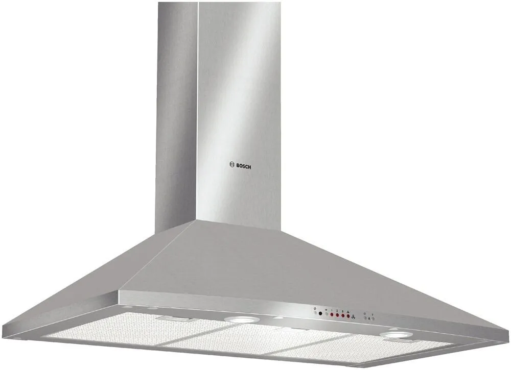 Bosch DWW096550 ocak bacası Duvara monteli Paslanmaz çelik 410 m³/Saat Davlumbaz ve Aspiratö