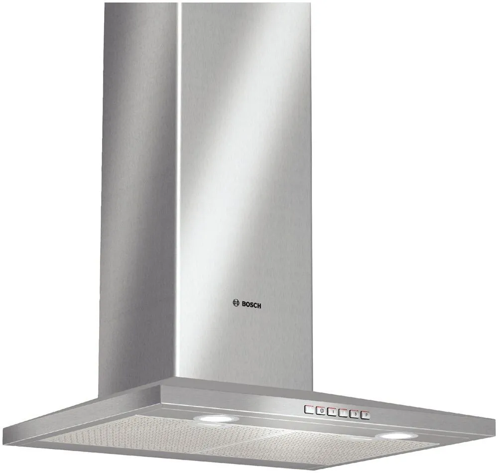 Bosch DWW063651 ocak bacası Duvara monteli Paslanmaz çelik 500 m³/Saat Davlumbaz ve Aspiratö