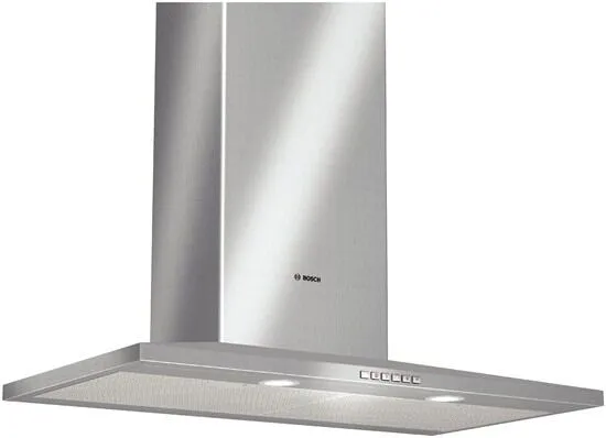 Bosch DWW093651 ocak bacası Duvara monteli Paslanmaz çelik 640 m³/Saat Davlumbaz ve Aspiratö