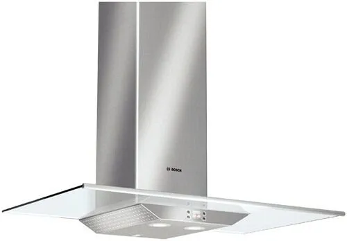 Bosch DWA095550 ocak bacası Duvara monteli Paslanmaz çelik 550 m³/Saat Davlumbaz ve Aspiratö