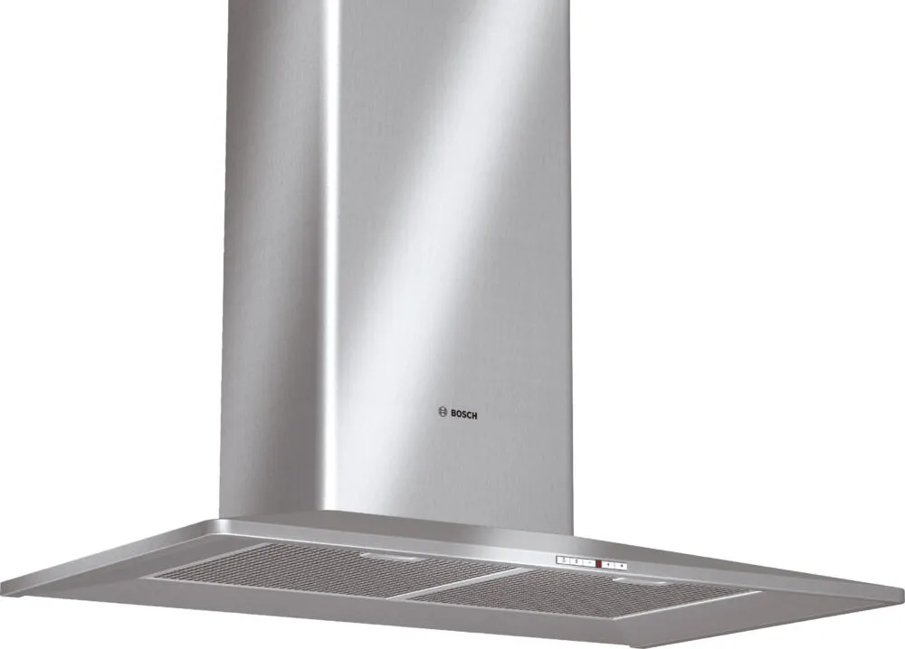 Bosch DWW096850 ocak bacası Duvara monteli Gümüş 820 m³/Saat Davlumbaz ve Aspiratö