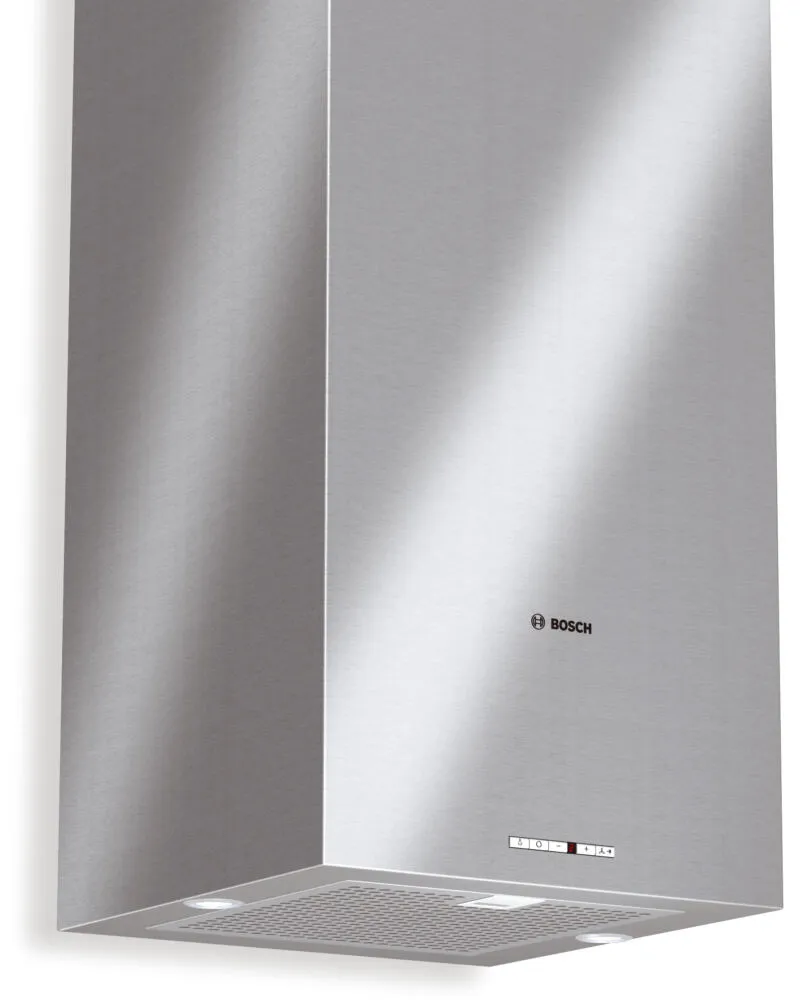 Bosch DWC046750 ocak bacası Duvara monteli Gümüş 760 m³/Saat Davlumbaz ve Aspiratö