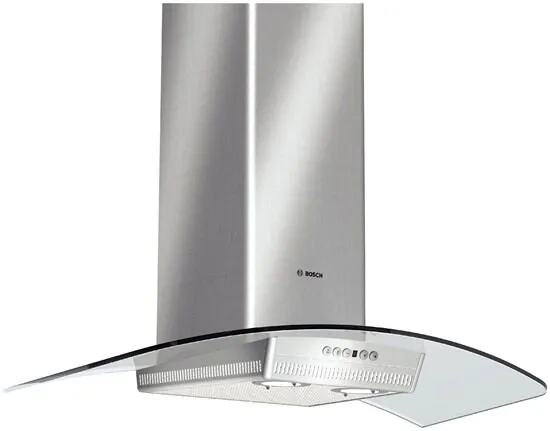 Bosch DWA096550 ocak bacası Duvara monteli Paslanmaz çelik 590 m³/Saat Davlumbaz ve Aspiratö