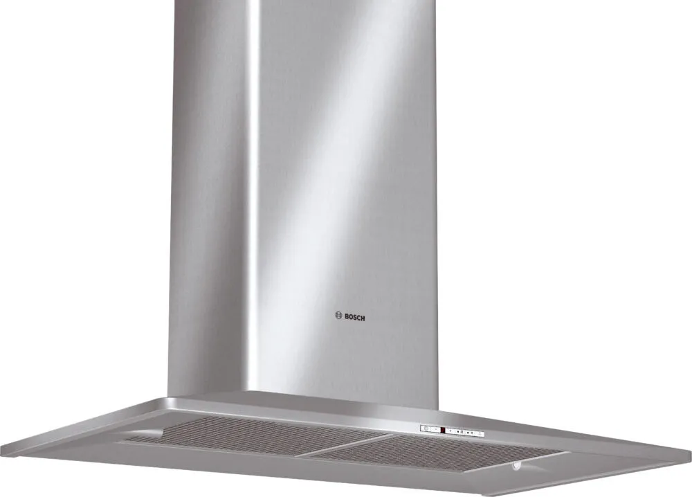 Bosch DWW096851 ocak bacası Duvara monteli Gümüş 820 m³/Saat Davlumbaz ve Aspiratö