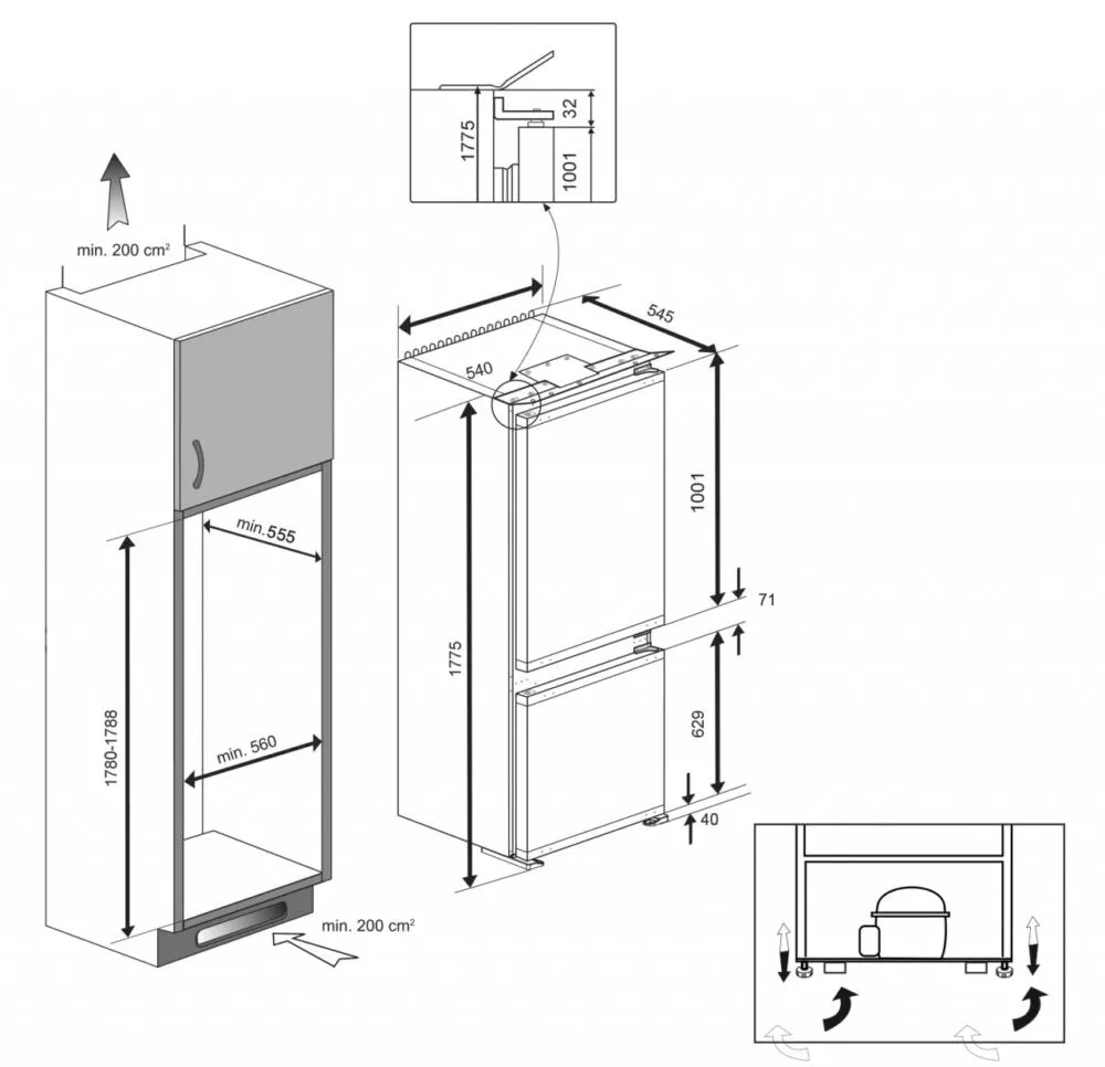 Beko BCNA275K2S 193 Litre No-Frost Buzdolabı Thumbnail 2
