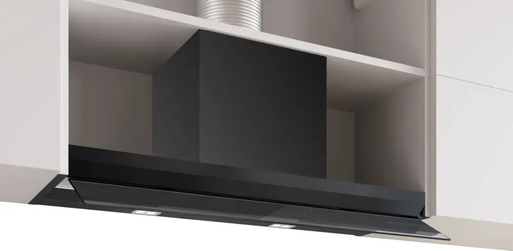 Bosch DBB97DP60 ocak bacası Gömme Siyah 699 m³/Saat Davlumbaz ve Aspiratö
