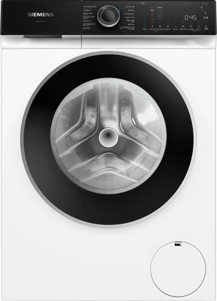 Siemens iQ700 WG56H205NL çamaşır makinesi Önden yüklemeli 10 kg 1580 RPM Beyaz Çamaşır Makineleri