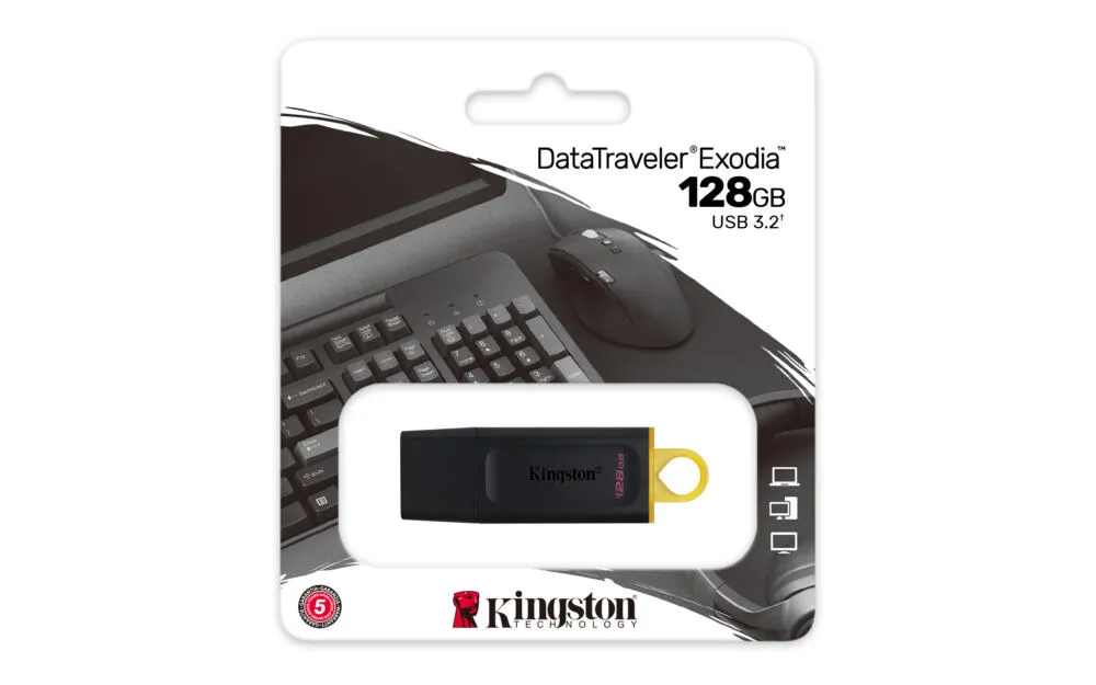 Kingston Technology Exodia 128 GB DTX/128GB USB 3.2 Flash Bellek Thumbnail 10