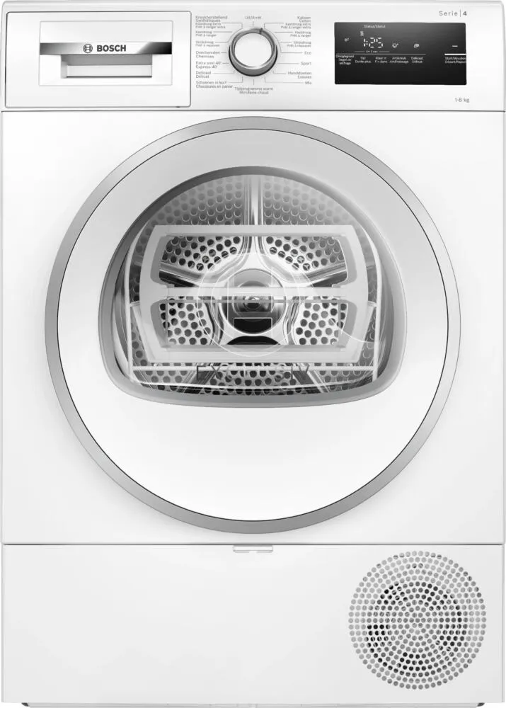 Bosch Serie 4 WTH8520SFG kurutucu Solo Önden yüklemeli 8 kg Beyaz Kurutma Makinesi