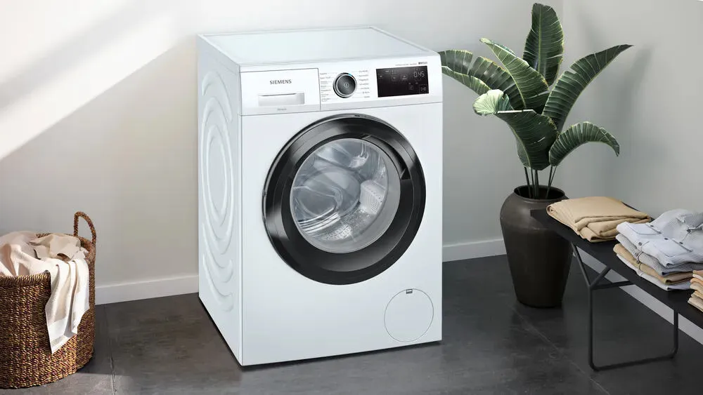 Siemens WM14UR5EM2 çamaşır makinesi Önden yüklemeli 9 kg 1351 RPM Beyaz Thumbnail 3
