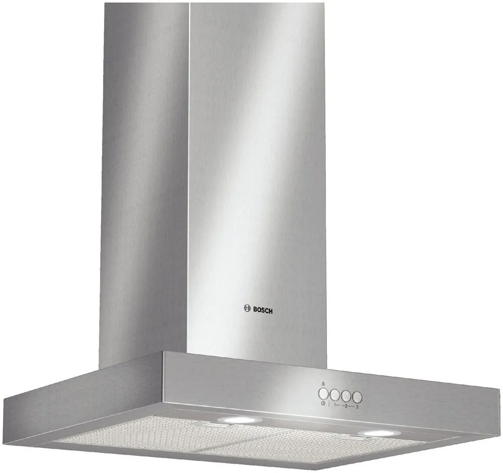 Bosch DWB062751 ocak bacası Duvara monteli Paslanmaz çelik 770 m³/Saat Davlumbaz ve Aspiratö