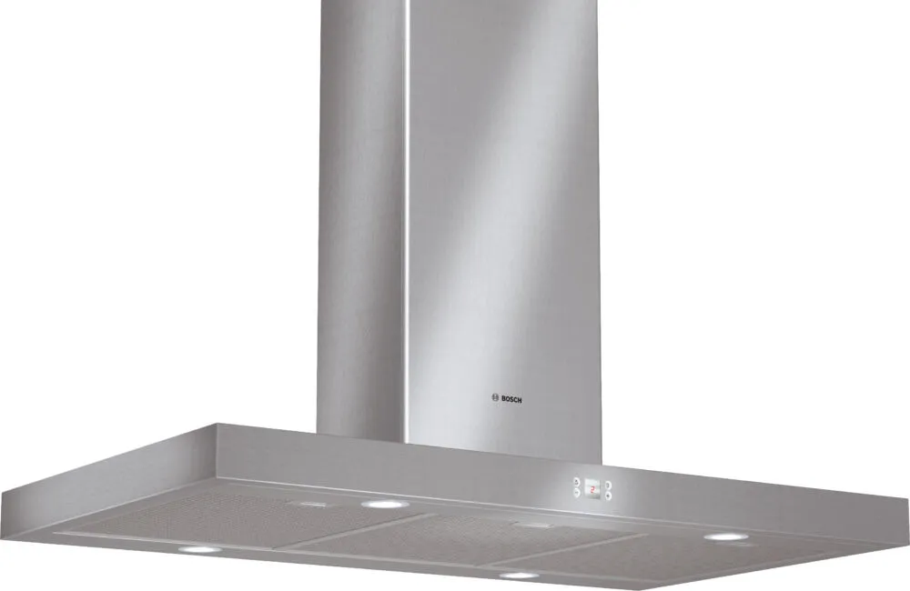 Bosch DIB125850 ocak bacası Duvara monteli Gümüş 820 m³/Saat Davlumbaz ve Aspiratö