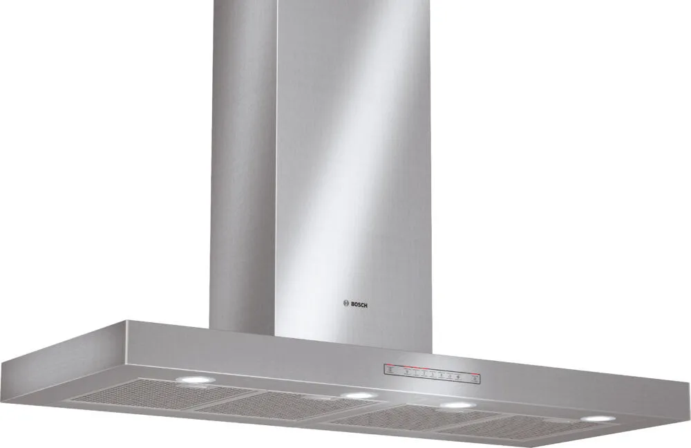 Bosch DWB129750 ocak bacası Duvara monteli Gümüş 770 m³/Saat Davlumbaz ve Aspiratö