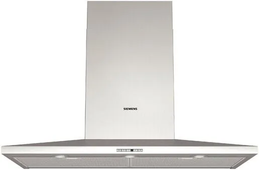 Siemens LC956WA60 ocak bacası Duvara monteli Beyaz 650 m³/Saat Davlumbaz ve Aspiratö
