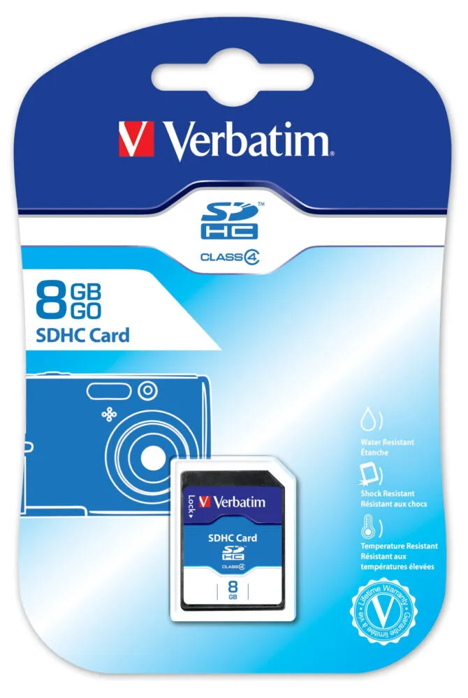 Verbatim SecureDigital 8 GB 44018 Thumbnail 1