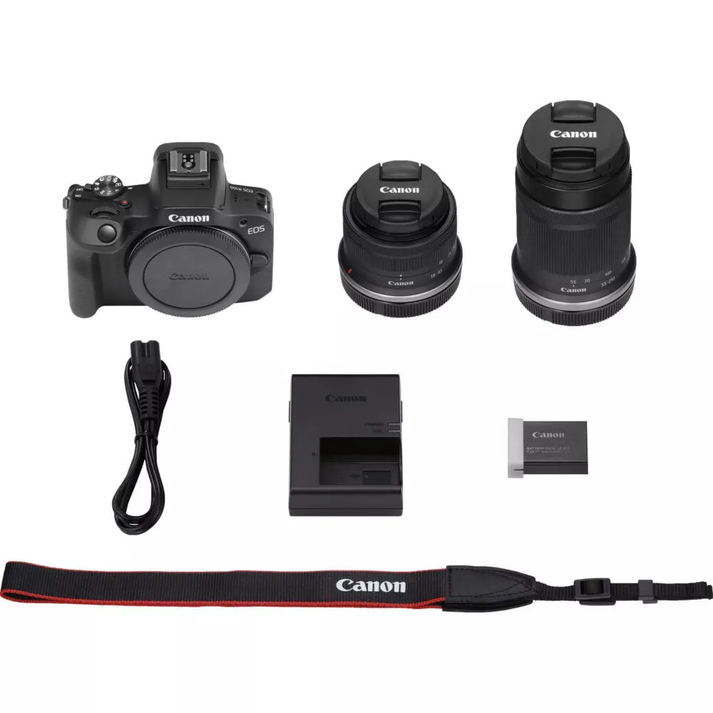 Canon EOS R100 + RF-S 18-45mm F4.5-6.3 IS STM + RF-S 55-200mm F5-7.1 IS STM Kit 6052C023 Thumbnail 8