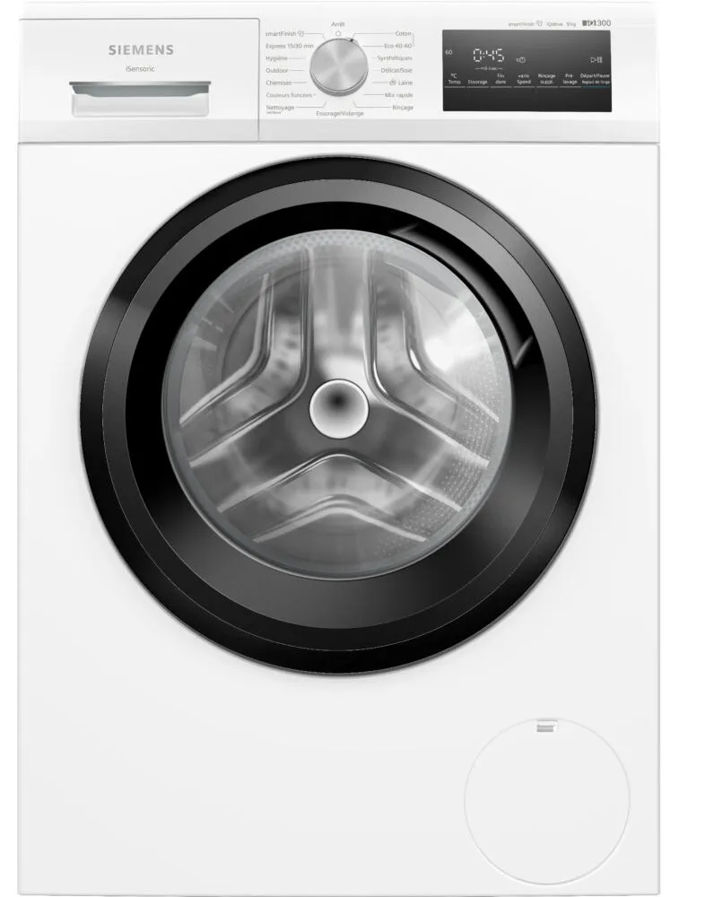 Siemens iQ300 WM14N209FR çamaşır makinesi Önden yüklemeli 9 kg 1351 RPM Beyaz Çamaşır Makineleri