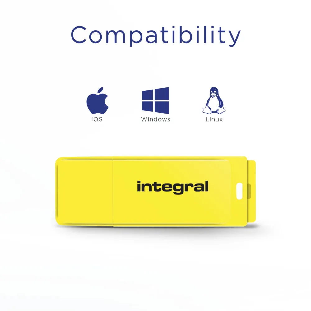 Integral INFD32GBNEONYL 32 GB USB 2.0 Flash Bellek Thumbnail 5
